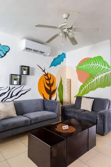 Spacious 2 Bedroom And Big Terrace Condo In Centro Playa del Carmen Apartment